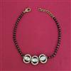 Kundan Hand Mangalsutra Bracelet with Mehndi Plating