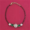 Kundan Hand Mangalsutra Bracelet with Mehndi Plating