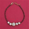 Kundan Hand Mangalsutra Bracelet with Mehndi Plating