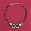 Kundan Hand Mangalsutra Bracelet with Mehndi Plating