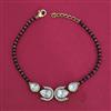 Kundan Hand Mangalsutra Bracelet with Mehndi Plating