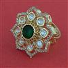 Kundan Adjustable Ring with Carat Plating