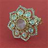 Kundan Adjustable Ring with Carat Plating
