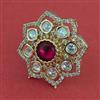 Kundan Adjustable Ring with Carat Plating