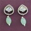Kundan Short Earring with Mehndi Plating