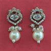 Kundan Short Earring with Mehndi Plating