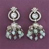 Kundan Jhumki with Mehndi Plating