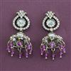 Kundan Jhumki with Mehndi Plating