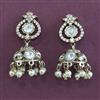 Kundan Jhumki with Mehndi Plating