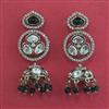 Kundan Jhumki with Mehndi Plating