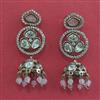 Kundan Jhumki with Mehndi Plating