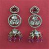 Kundan Jhumki with Mehndi Plating