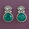 Kundan Classic Earring with Mehndi Plating