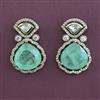 Kundan Classic Earring with Mehndi Plating