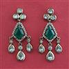 Kundan Classic Earring with Mehndi Plating