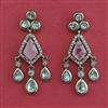 Kundan Classic Earring with Mehndi Plating