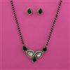 Kundan Classic Mangalsutra with Mehndi Plating