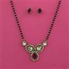 Kundan Classic Mangalsutra with Mehndi Plating