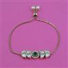 Kundan Adjustable Bracelet with Carat Plating