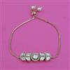 Kundan Adjustable Bracelet with Carat Plating