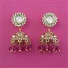 Kundan Jhumki with Carat Plating