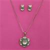 Kundan Classic Pendant Set with Mehndi Plating