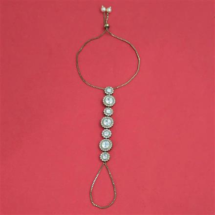 Kundan Adjustable Hath Pan with Mehndi Plating