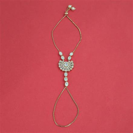 Kundan Adjustable Hath Pan with Carat Plating