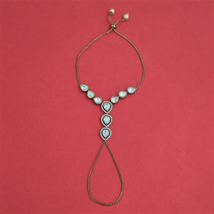Kundan Adjustable Hath Pan with Mehndi Plating