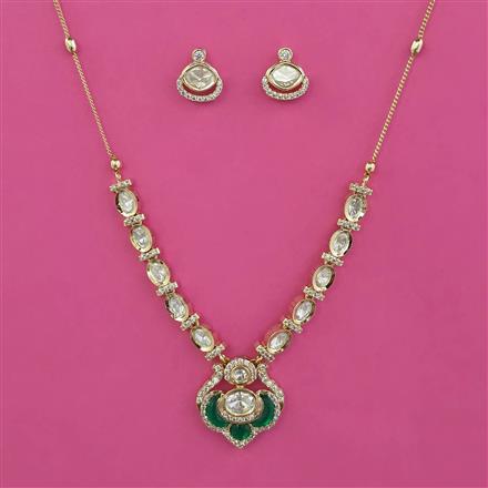 Kundan Classic Pendant Set with Carat Plating