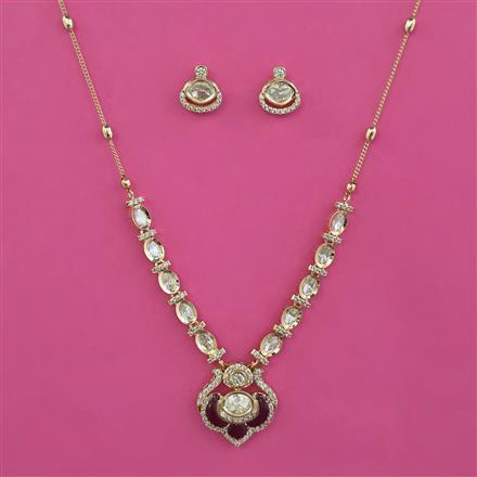 Kundan Classic Pendant Set with Carat Plating
