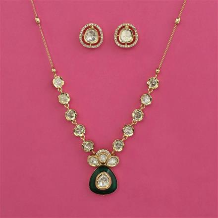 Kundan Classic Pendant Set with Carat Plating