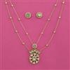 Kundan Classic Pendant Set with Carat Plating