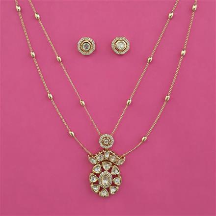 Kundan Classic Pendant Set with Carat Plating