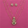 Kundan Classic Pendant Set with Carat Plating