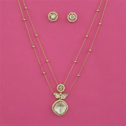 Kundan Classic Pendant Set with Carat Plating