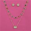 Kundan Classic Pendant Set with Carat Plating