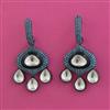 Kundan Classic Earring with Black Plating