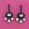 Kundan Classic Earring with Black Plating