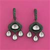 Kundan Classic Earring with Black Plating