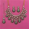 Kundan Classic Necklace with Mehndi Plating