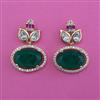 Kundan Short Earring with Carat Plating