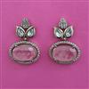 Kundan Short Earring with Mehndi Plating