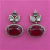 Kundan Short Earring with Mehndi Plating