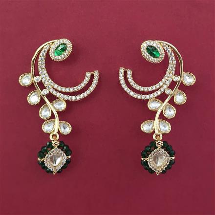 Kundan Classic Earring with Carat Plating