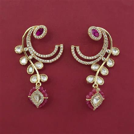 Kundan Classic Earring with Carat Plating