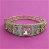 Kundan Openable kada with Mehndi Plating