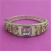 Kundan Openable kada with Mehndi Plating