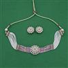 Kundan Choker Necklace With Mehndi Plating