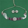 Kundan Choker Necklace With Mehndi Plating